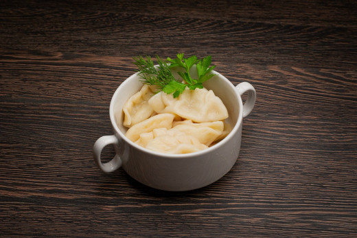 Вареники с картошкой и грибами, 250 гр.